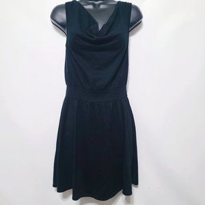 GAP Black Sleeveless Draped Neck Casual Dress [XS]